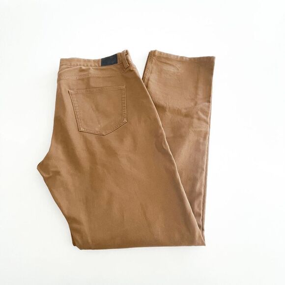 Nike SB Mens High Rise Classic Straight Leg Tan Denim Pants Size 36 - Picture 1 of 13
